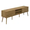 Monarch Contemporary Tv Stand In Walnut Color