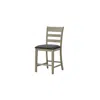 Monarch Dining Chair, 44" Height, Counter Height, Set Of 2, Transitional In Neutral