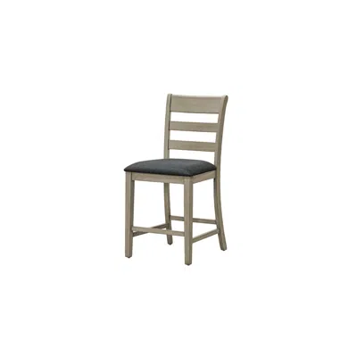 Monarch Dining Chair, 44" Height, Counter Height, Set Of 2, Transitional In Neutral