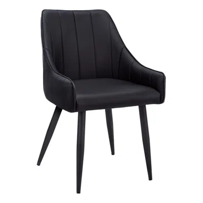 Monarch Dining Chair, Set Of 2, Side, Upholstered, Kitchen, Dining Room In Black
