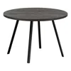 Monarch Dining Table, 48 Round, Small, Kitchen, Dining Room, Black Laminate, Black