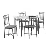 Monarch Dining Table Set, 5pcs Set, Small, 40 Rectangular, Kitchen
