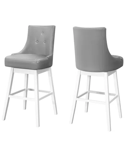 Monarch Specialties Barstool In Grey