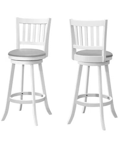 Monarch Specialties Barstool In White