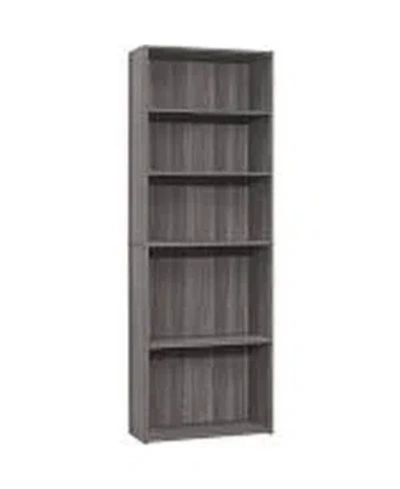 Monarch Specialties Bookcase In Gray
