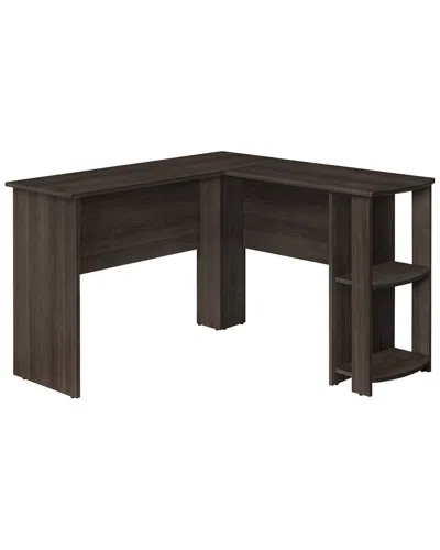 Monarch Specialties Computer Desk - Brown Oak L-shaped Corner