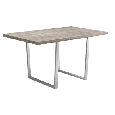 Monarch Specialties Dining Table, 60 Rectangular, Kitchen, Dining Room, Brown Laminate
