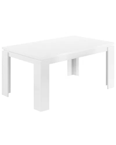 Monarch Specialties Dining Table In White