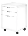 Monarch Specialties Filing Cabinet In White