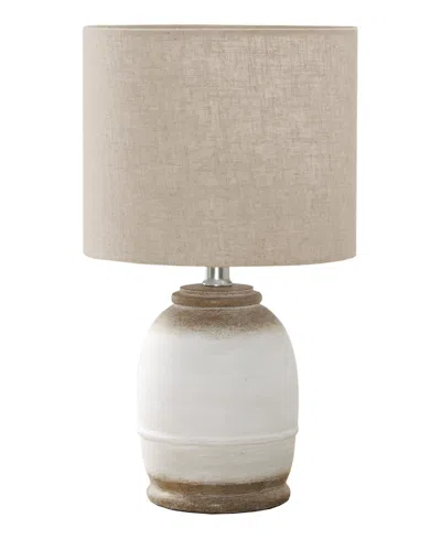 Monarch Specialties Lighting 16" Plastic Table Lamp In White