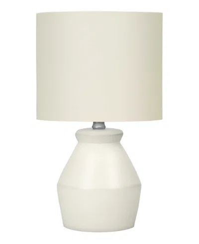 Monarch Specialties Lighting 17" Ceramic Table Lamp In White