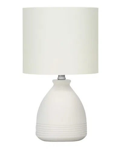 Monarch Specialties Lighting 17" Ceramic Table Lamp In White