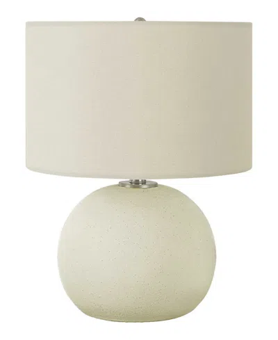 Monarch Specialties Lighting 18" Ceramic Table Lamp In White
