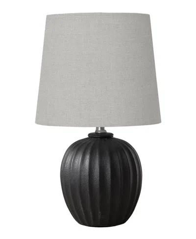 Monarch Specialties Lighting 19" Plastic Table Lamp In Black