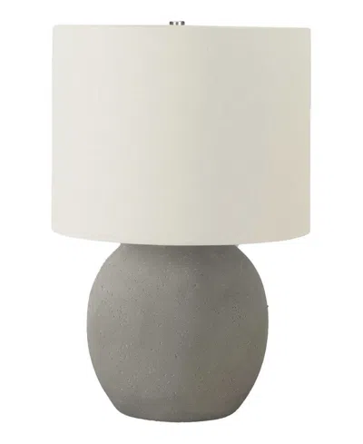 Monarch Specialties Lighting 20" Metal Table Lamp In Gray