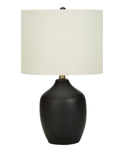 Monarch Specialties Lighting 22" Ceramic Table Lamp In Black