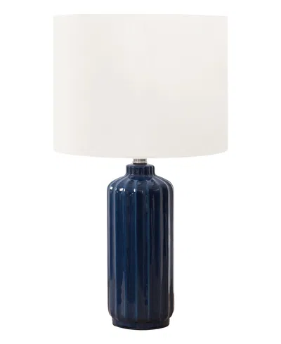 Monarch Specialties Lighting 23" Ceramic Table Lamp In Blue