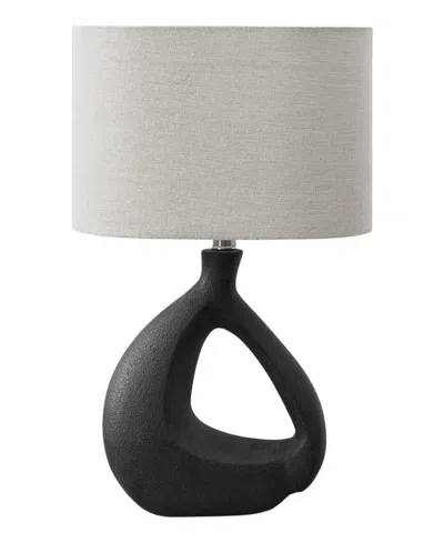 Monarch Specialties Lighting 23" Plastic Table Lamp In Black