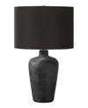 Monarch Specialties Lighting 24" Ceramic Table Lamp In Black