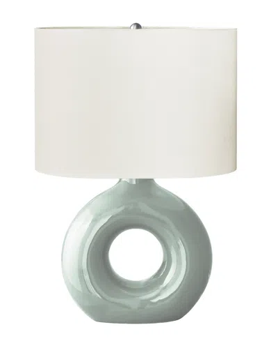 Monarch Specialties Lighting 24" Ceramic Table Lamp In Green