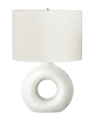 Monarch Specialties Lighting 24" Ceramic Table Lamp In White