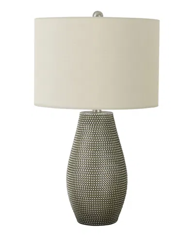Monarch Specialties Lighting 24" Metal Table Lamp In Gray