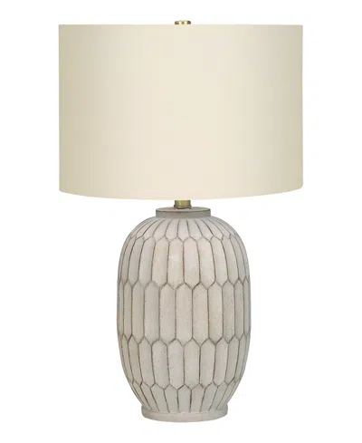 Monarch Specialties Lighting 24" Plastic Table Lamp In White