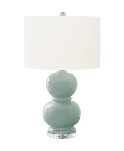 Monarch Specialties Lighting 25" Ceramic Table Lamp In Green