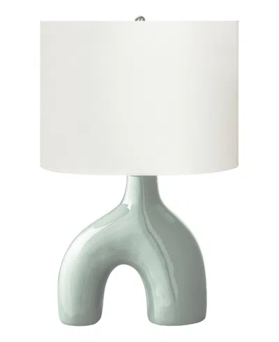 Monarch Specialties Lighting 25" Ceramic Table Lamp In Green
