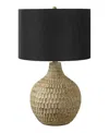 Monarch Specialties Lighting 25" Plastic Table Lamp In Brown