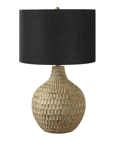 Monarch Specialties Lighting 25" Plastic Table Lamp In Brown