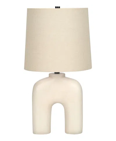 Monarch Specialties Lighting 25" Plastic Table Lamp In White