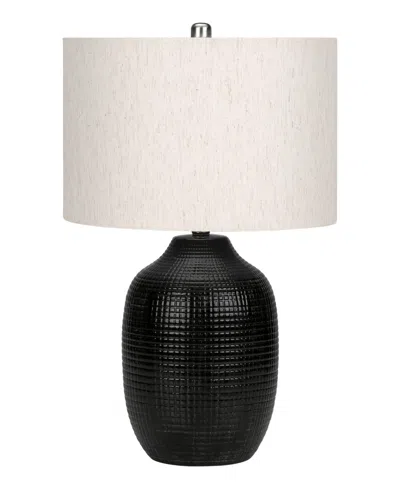 Monarch Specialties Lighting 26" Ceramic Table Lamp In Black