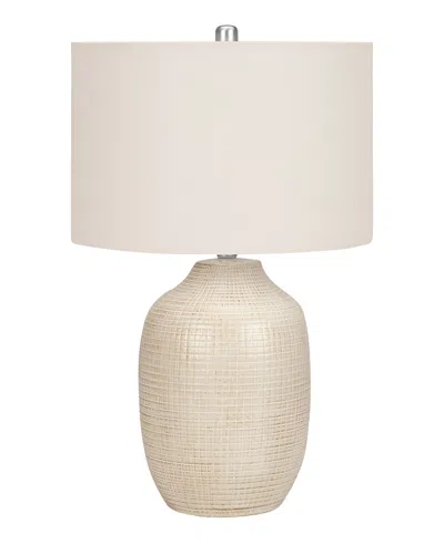 Monarch Specialties Lighting 26" Ceramic Table Lamp In White