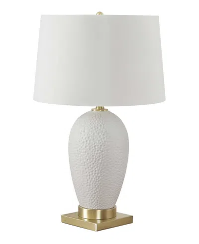 Monarch Specialties Lighting 26" Ceramic Table Lamp In White
