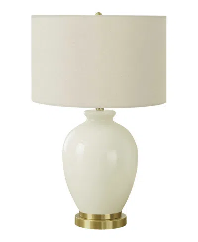 Monarch Specialties Lighting 26" Ceramic Table Lamp In White