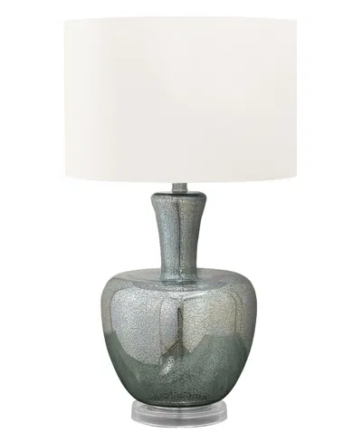 Monarch Specialties Lighting 26" Glass Table Lamp In Green