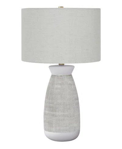 Monarch Specialties Lighting 27" Ceramic Table Lamp In Gray