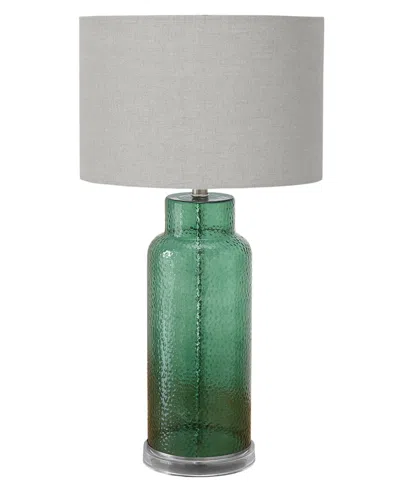 Monarch Specialties Lighting 28" Glass Table Lamp In Green
