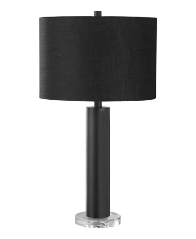 Monarch Specialties Lighting 28" Metal Table Lamp In Black