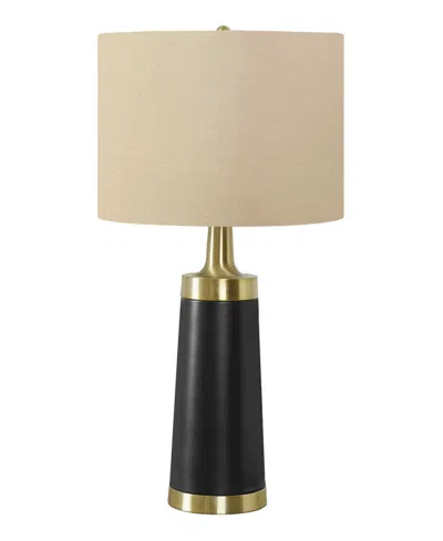Monarch Specialties Lighting 28" Metal Table Lamp In Black