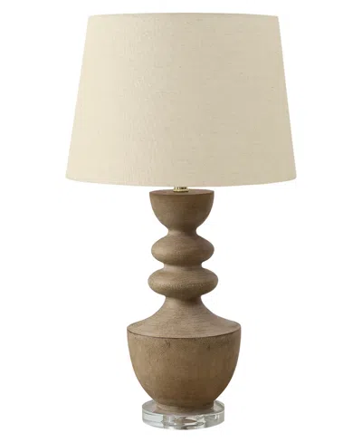Monarch Specialties Lighting 28" Plastic Table Lamp In Brown