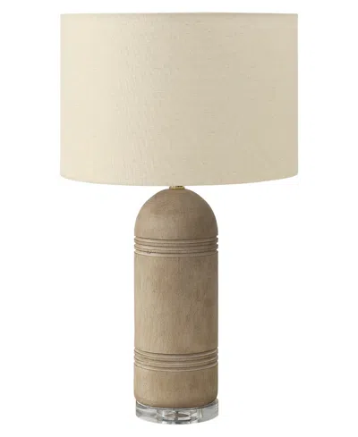 Monarch Specialties Lighting 28" Plastic Table Lamp In Neutral