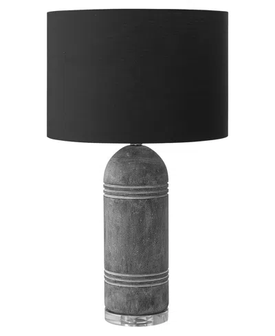Monarch Specialties Lighting 28" Plastic Table Lamp In Black