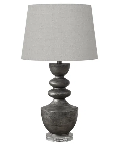 Monarch Specialties Lighting 28" Plastic Table Lamp In Gray