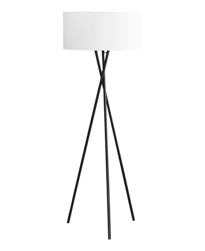 Monarch Specialties Lighting 62" Metal Tripod Floor Lamp In Black