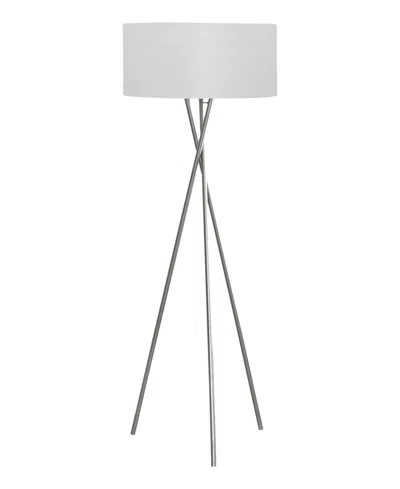Monarch Specialties Lighting 62" Metal Tripod Floor Lamp In Silver