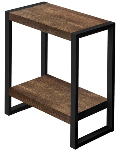 Monarch Specialties Side Table In Brown