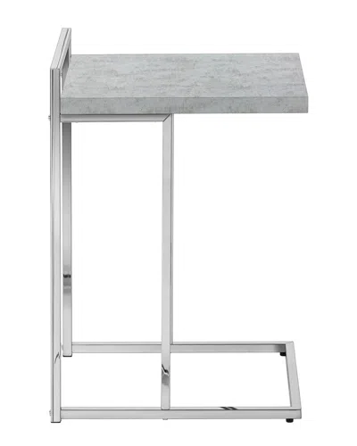 Monarch Specialties Side Table / C Table In Grey