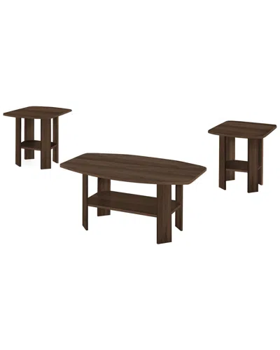 Monarch Specialties Table In Brown